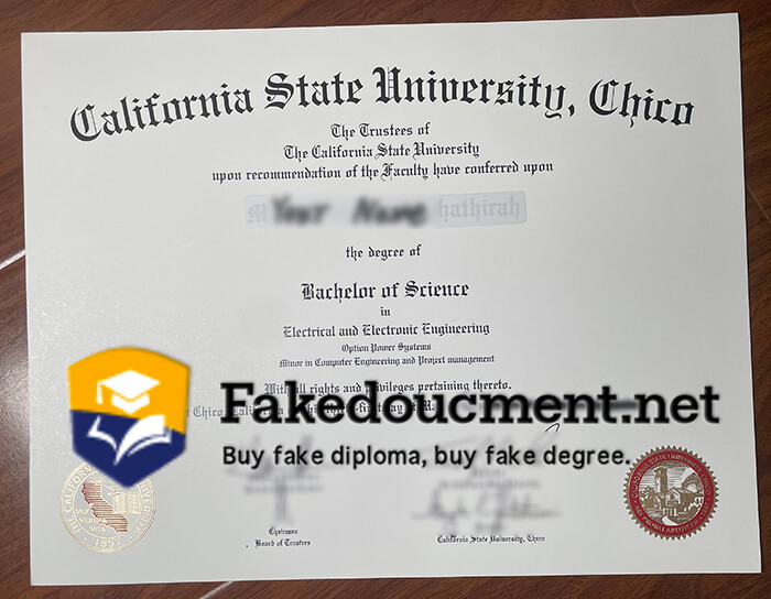 Buy California State University Chico diploma. buy CSUC fake degree online.