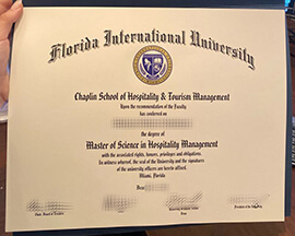 Florida International University diploma, FIU degree.