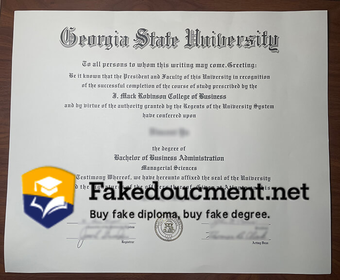 How to buy Georgia State University diploma? buy GSU fake degree.