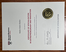 fake Harvard Business School diploma