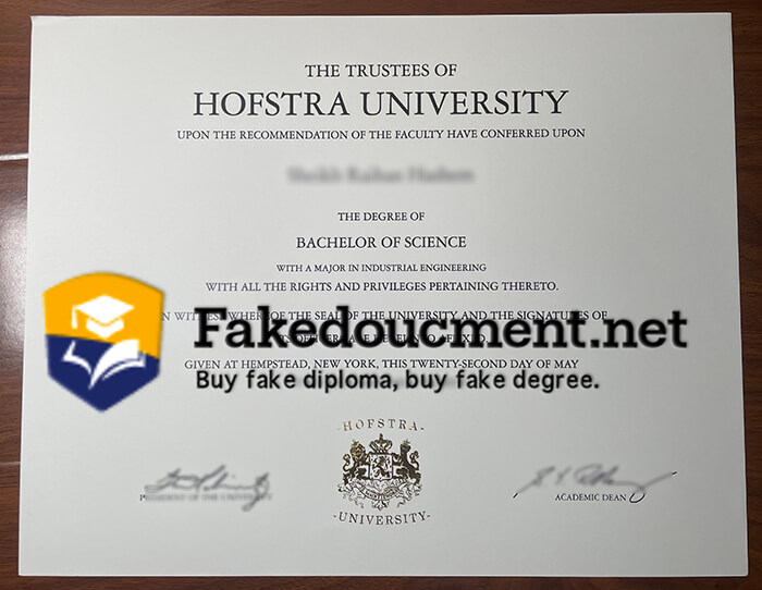 Where to buy Hofstra University diploma? buy fake degree