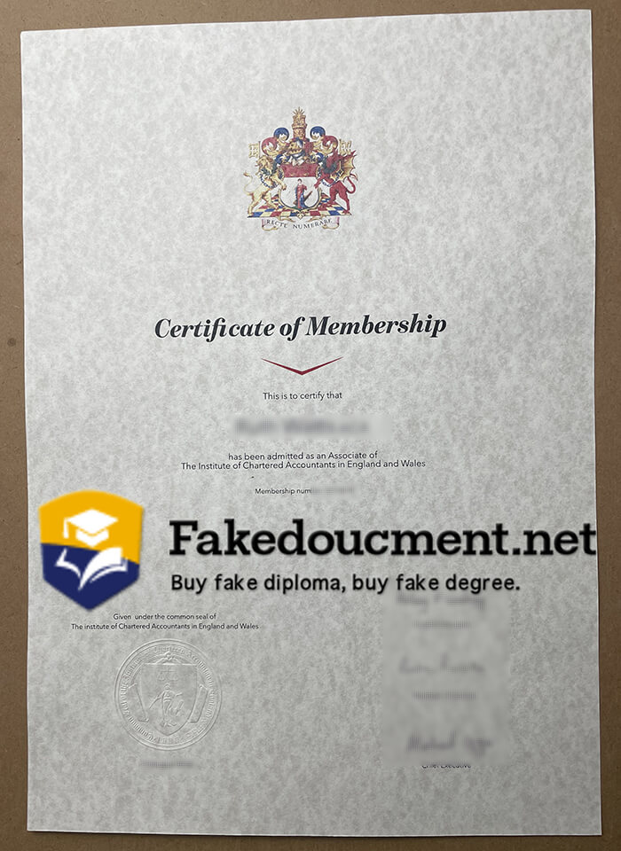 Where to order ICAEW certificate? fake ICAEW certificate.