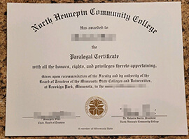 make North Hennepin Community College diploma,