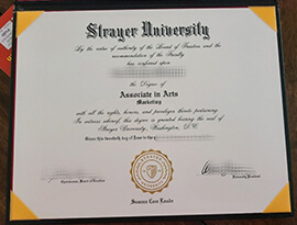 buy fake Strayer University diploma.