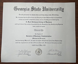 How to buy Georgia State University diploma? buy GSU fake degree.