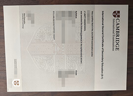 purchase fake Cambridge International General Certificate of Secondary Education