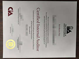 purchase fake Certified Internal Auditor certificate