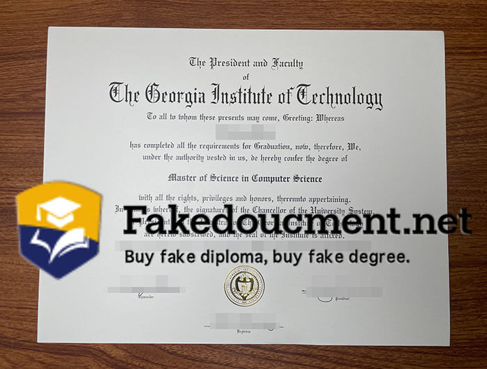 purchase fake Georgia Institute of Technology diploma