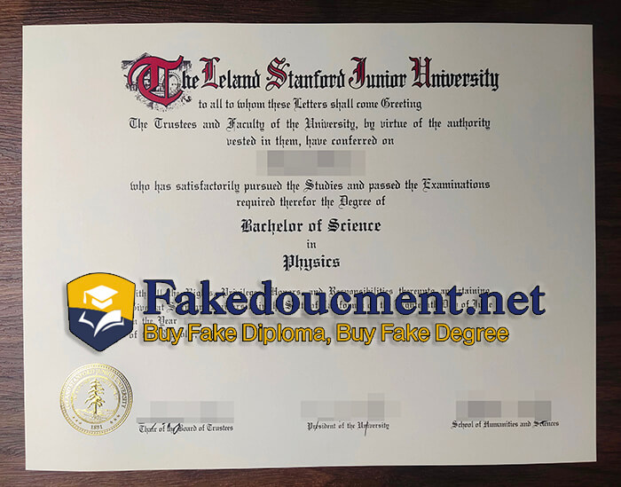 purchase fake Leland Stanford Junior University diploma