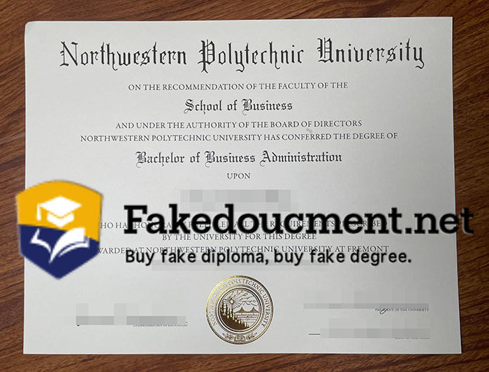 purchase fake Northwestern Polytechnic University diploma