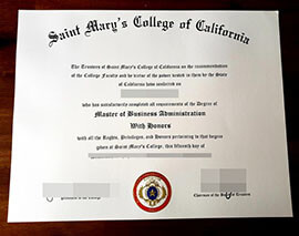 purchase fake Saint Mary's College of California degree