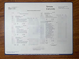 purchase fake Towson University Transcript