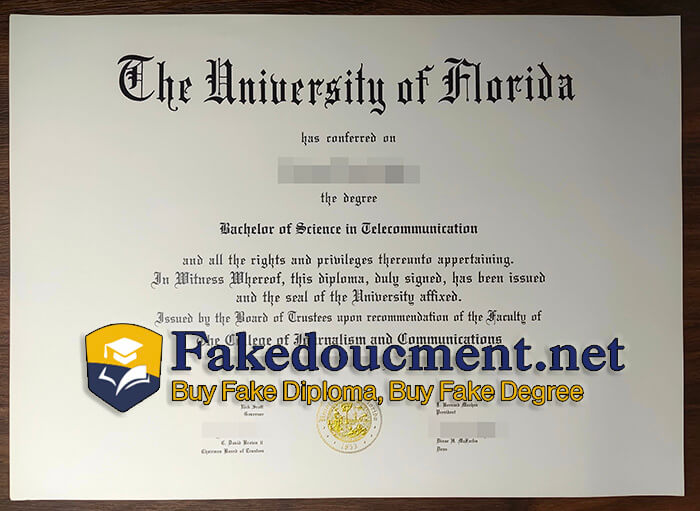 purchase fake University of Florida diploma