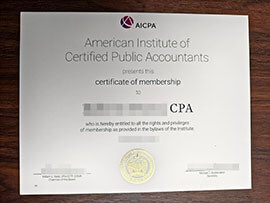 purchase fake AICPA certificate