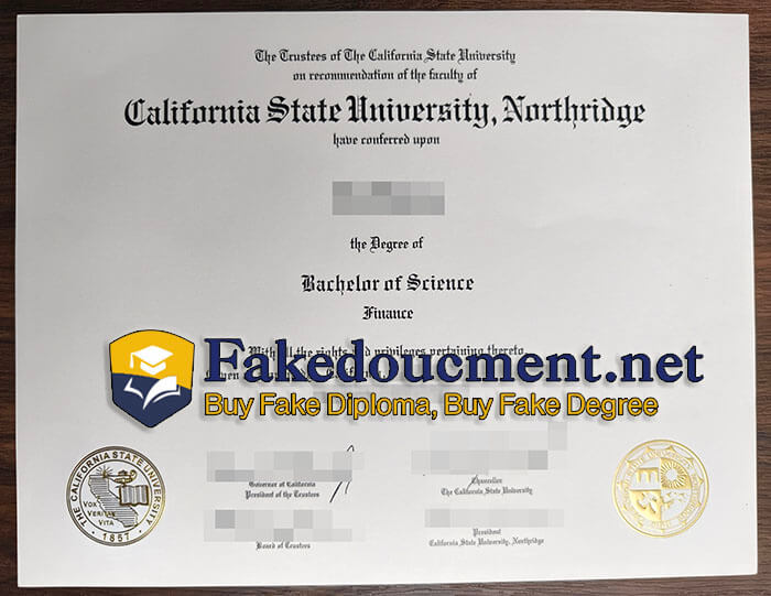 purchase fake Cal State Northridge diploma