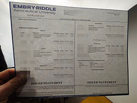 purchase realistic Embry-Riddle Aeronautical University Transcript