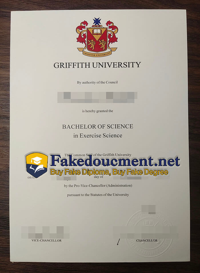 purchase realistic Griffith University diploma