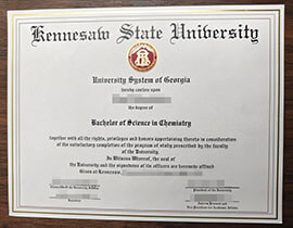 purchase realistic Kennesaw State University degree