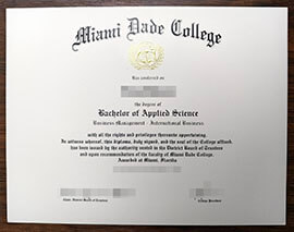 purchase fake Miami Dade College degree