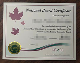 purchase realistic NDAEB Certificate