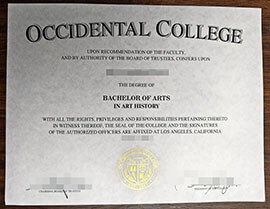 purchase realistic Occidental College degree