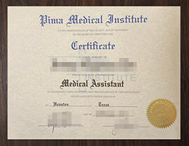 purchase realistic Pima Medical Institute certificate