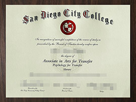 purchase realistic San Diego City College degree