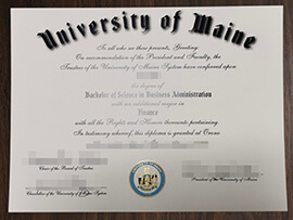 purchase realistic University of Maine degree