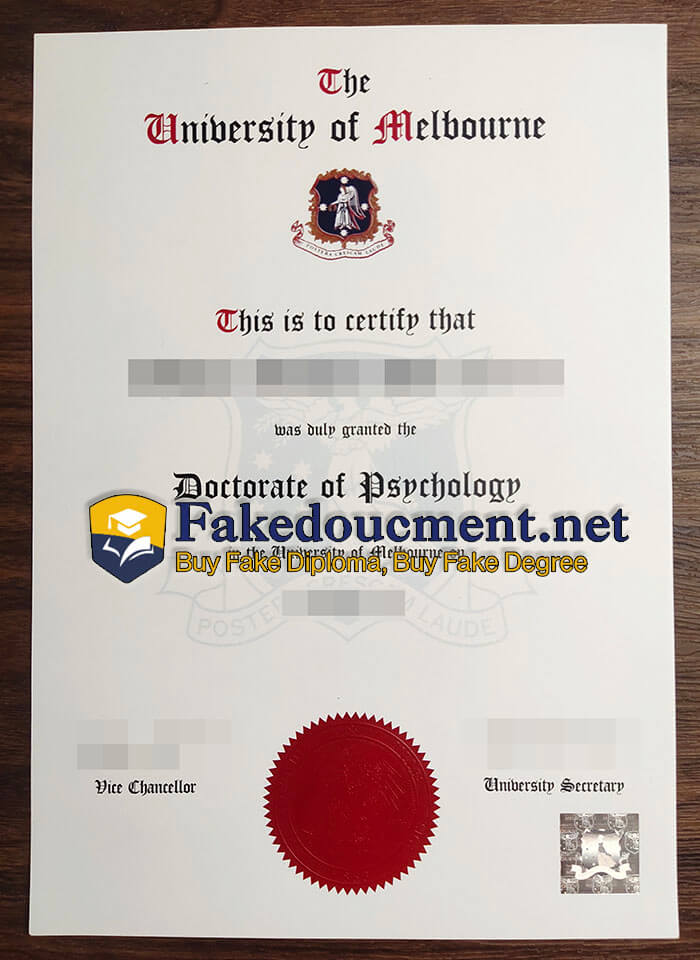 purchase realistic University of Melbourne diploma