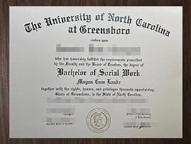 purchase realistic University of North Carolina at Greensboro degree