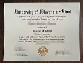 purchase realistic University of Wisconsin-Stout degree