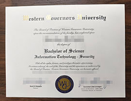 purchase fake Western Governors University degree