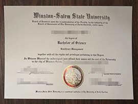 purchase realistic Winston-Salem State University degree