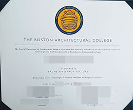 purchase realistic Boston Architectural College degree