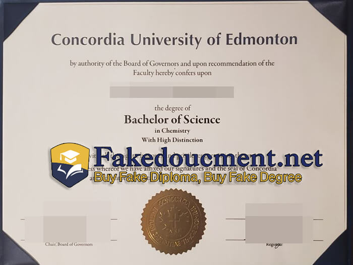 purchase realistic Concordia University of Edmonton diploma