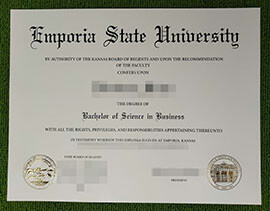 purchase realistic Emporia State University degree