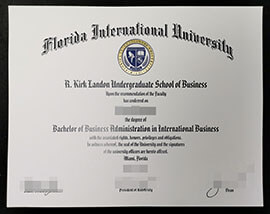 purchase realistic Florida International University degree