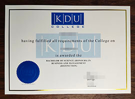 purchase realistic KDU College degree