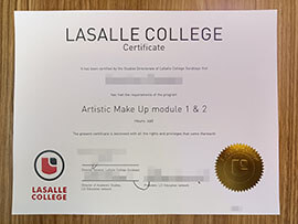 purchase realistic Lasalle College certificate