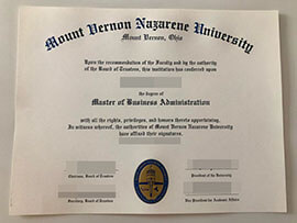 purchase realistic Mount Vernon Nazarene University degree