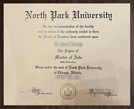 purchase realsitic North Park University degree