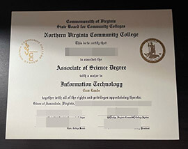 purchase realistic Northern Virginia Community College degree