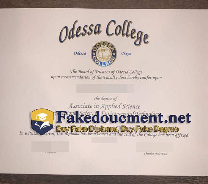 How to obtain fake Odessa College degree online?