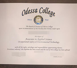 purchase realistic Odessa College degree