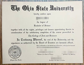 purchase realistic Ohio State University degree