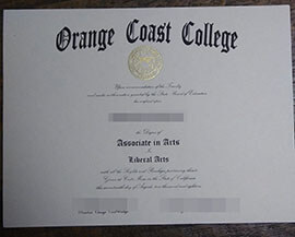 purchase realistic Orange Coast College degree