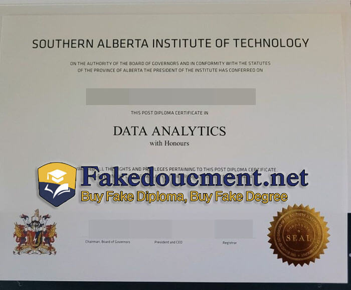 purchase realistic Southern Alberta Institute of Technology degree