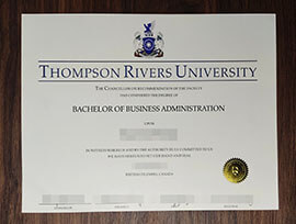 purchase realistic Thompson Rivers University degree