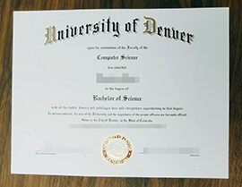 purchase realistic University of Denver degree