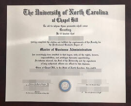 purchase realistic University of North Carolina at Chapel Hill degree